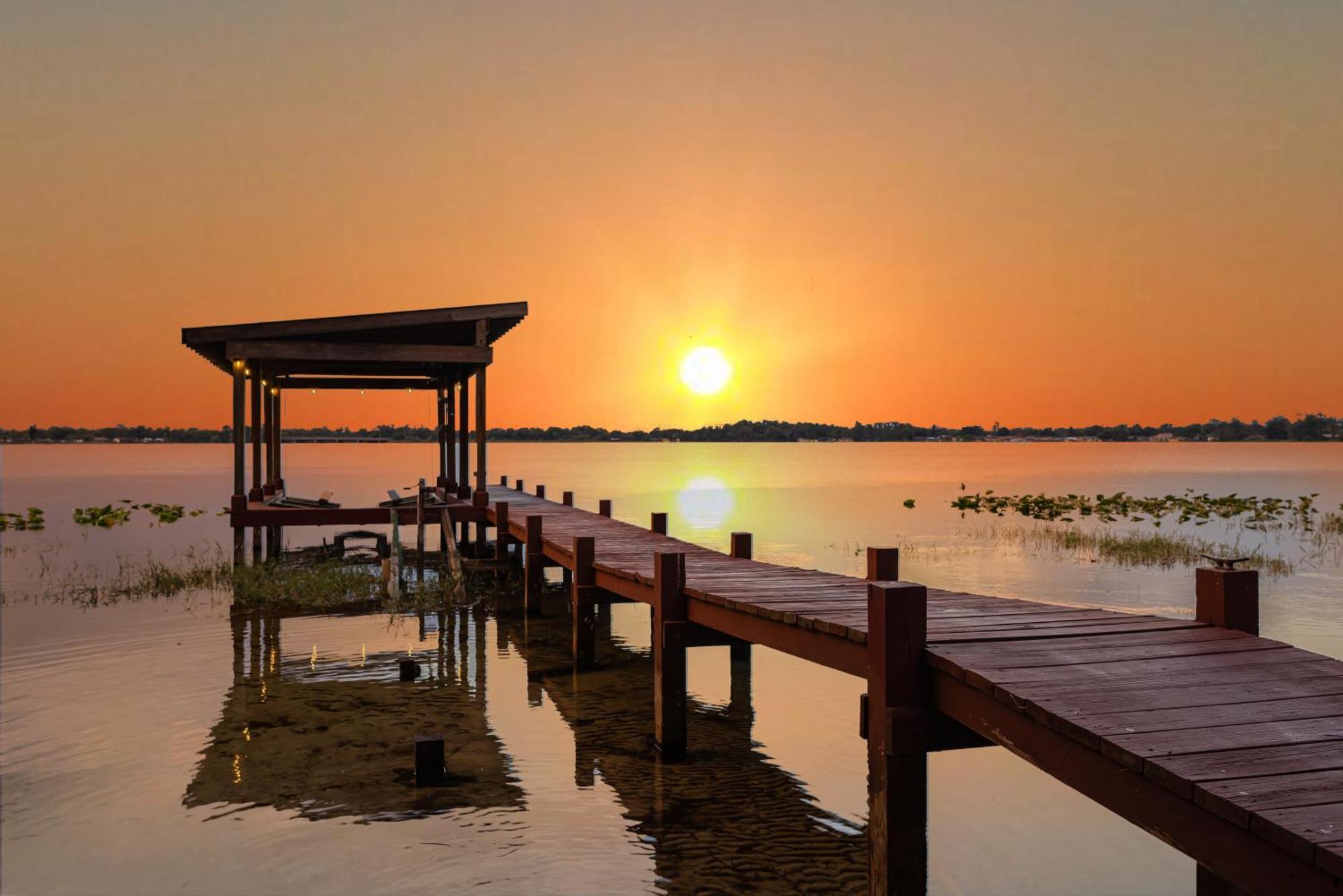 Spacious Lakefront House With Pool, Hottub, & Boating Orlando Zewnętrze zdjęcie